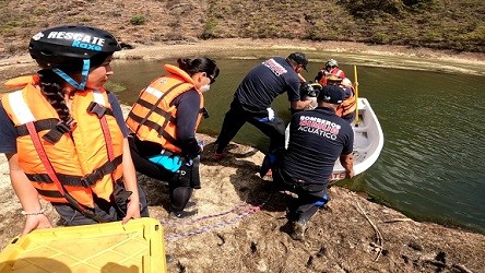 Rescatan cuerpo de capitalino que falleció en presa de Mata