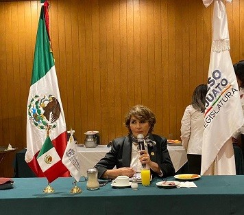Presenta la diputada de Morena, Irma Leticia González su informe de trabajo legislativo