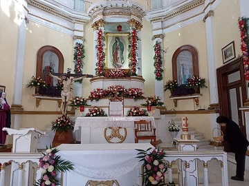 Sí habrá festejo a la Virgen de Guadalupe en el templo de Pardo