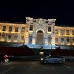 Alumnos de la Benemérita y Centenaria Escuela Normal Oficial de Guanajuato realizan manifestación