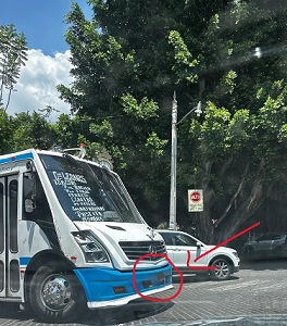 Camiones urbanos pirata dan servicio a capitalinos y no portan placas
