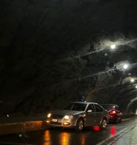 Accidente dentro de túnel en nuevo acceso a Guanajuato deja un lesionado