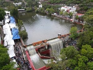 La apertura de las compuertas de la presa de la Olla será el lunes 13 de julio