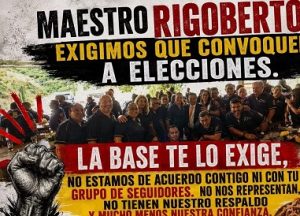 Difunden las promesas no cumplidas por Rigoberto Macías en la Sección 45 del SNTE