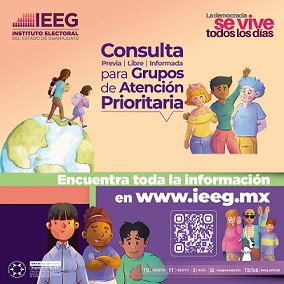 Abre IEEG consulta a Grupos de Atención Prioritaria