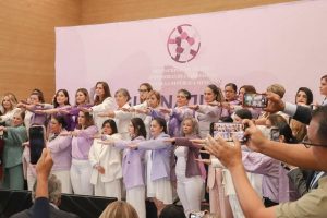 Toman protesta a integrantes de la Red de Mujeres Defensoras de la Paridad capítulo Guanajuato